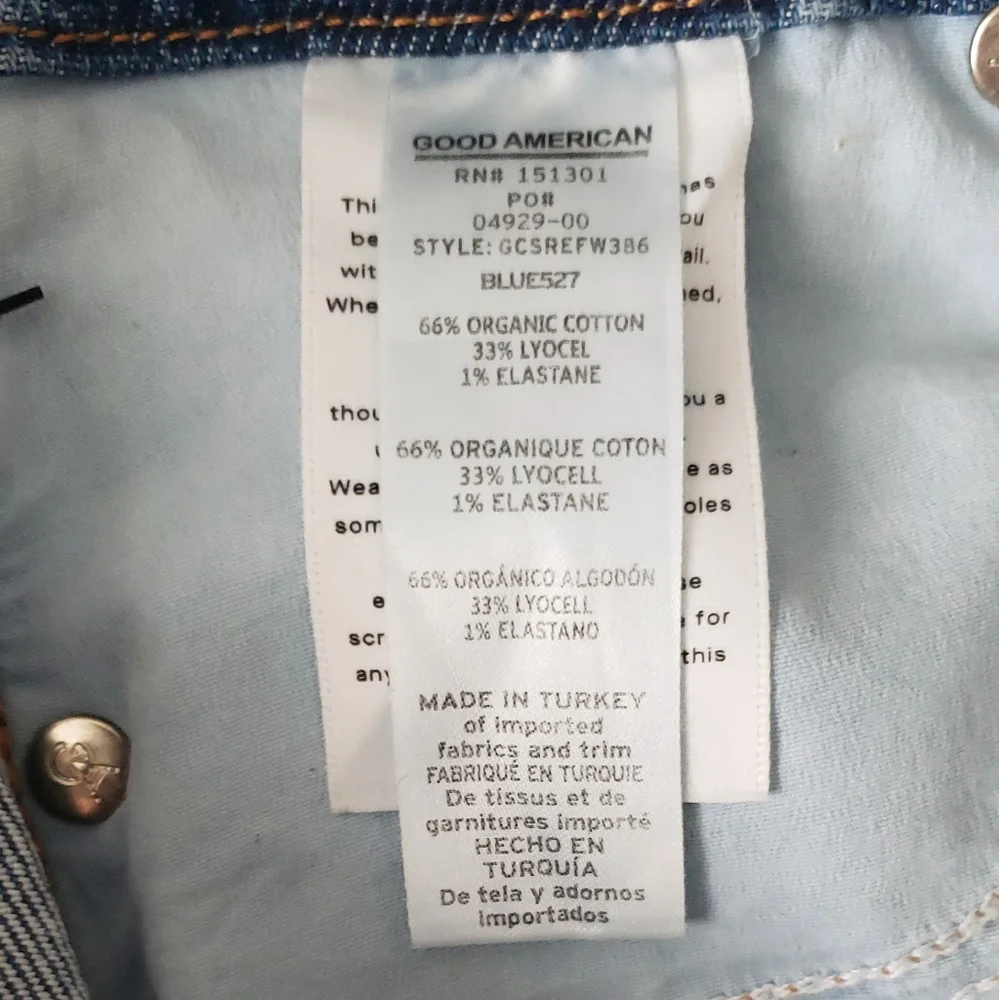 Good American High Rise Blue Jeans - Picture 6 of 7